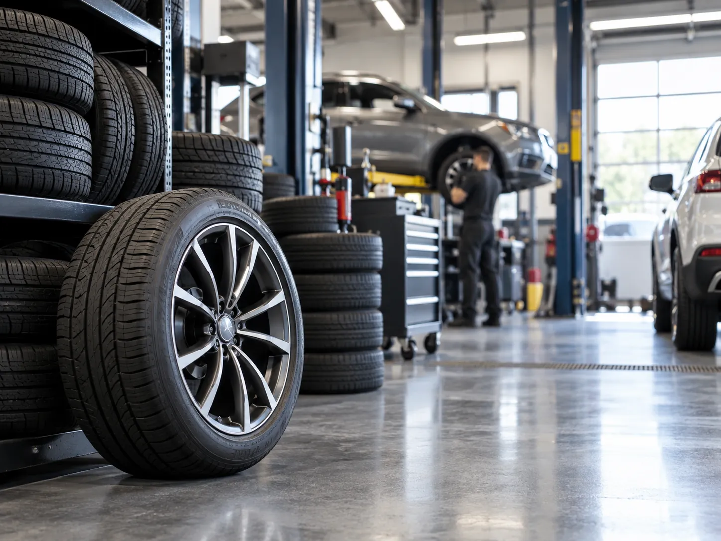 Tire shop and wheel service